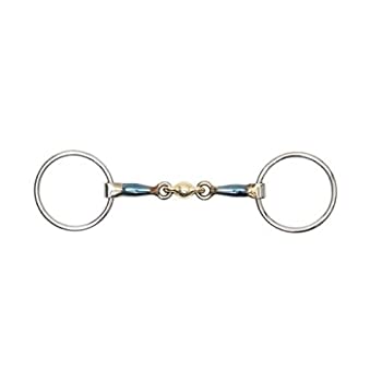 【中古】【輸入品・未使用】Shiresブルー合金LooseリングSnaffle w / Lozenge