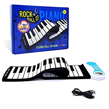 【中古】【輸入品・未使用】[ロックンロールイット]ROCK N ROLL IT! Rock And Roll It Piano Flexible%ｶﾝﾏ% Completely Portable%ｶﾝﾏ% 49 standard Keys%ｶﾝﾏ% battery [並行｜スカイマーケットプラス