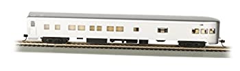 【中古】【輸入品・未使用】Bachmann IndustriesペイントUnletteredアルミsmooth-side観測車with Lighted内部( Hoスケール、85?'