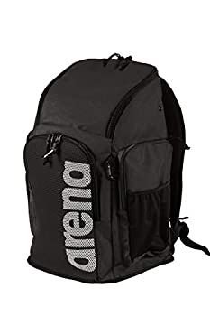 【中古】【インポート品・未当て嵌める】arena Team 45L 水泳ぎアスリートスポーツバックパック トレーニングギアバッグ 男女兼用 ブラックメランジュ(T45L)
