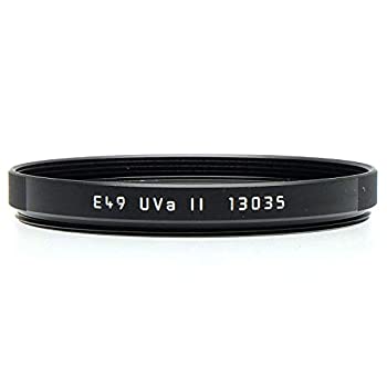 【中古】【輸入品・未使用】Leica e49?49?mm UVa IIガラスフィルタ、ブラック