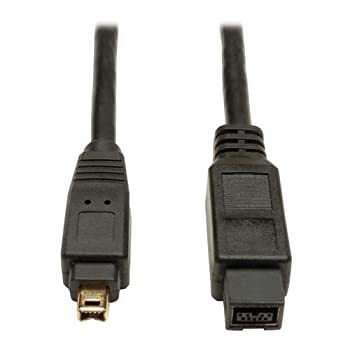 【中古】【輸入品・未使用】Tripp Lite FireWireﾂｮ - 6-ft. IEEE-1394b FireWire 800 Gold Hi-Speed 9pin/4pin Cable