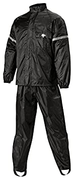【中古】【輸入品・未使用】Nelson Rigg WeatherPro Rainsuit XX-Large ブラック WP-8000-BLK-05-XX