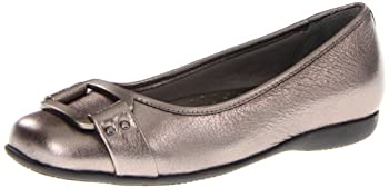 【中古】【インポート品・未当て嵌める】Trotters 亭主もち用 Sizzle シグネチャーバレエフラット、メタリックピューター、11 N US 靴-その他