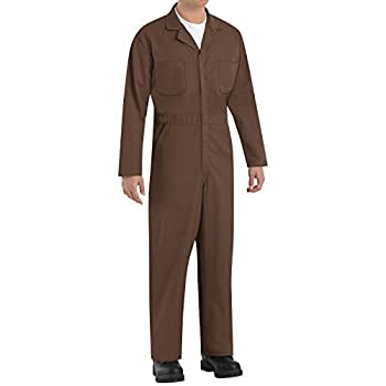 【中古】【インポート品・未当て嵌める】Red Kap Men \u0027s Twill Action Back Coverall 色つや: 赤銅色