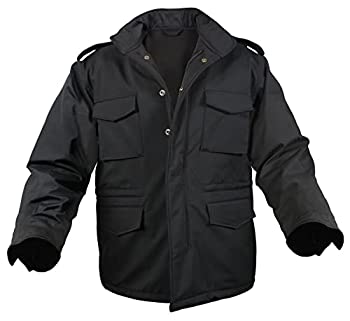 【中古】【インポート品・未当て嵌める】Rothco Soft Shell Tactical M-65 Jacket（ロスコ ホンブルグ帽外殻M-65上衣) (L%ｶﾝﾏ% 黒いこと)