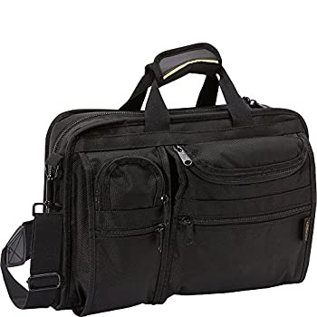 【中古】【インポート品・未当て嵌める】A.Saks バリスティックナイロンオーガナイザーブリーフ 8衣嚢 ノートパソコンコンパートメント付き添い人 (黒いこと)