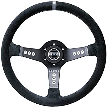 【中古】【輸入品・未使用】sparco/スパルコ L777 ブラックスエード/ブラックスポーク