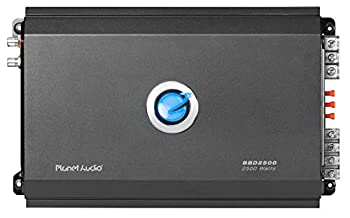 【中古】【輸入品・未使用】Planet Audio ビッグバンアンプ クラスD 2500ワット 最大1オーム 安定 バスノブ 16in. x 9.5in. x 5in. BBD2500.1