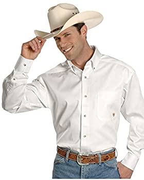 【中古】【輸入品・未使用】ARIAT メンズ 無地 ツイルシャツ US サイズ: 3X-Large カラー: ホワイト|スカイマーケットプラス