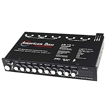 【中古】【輸入品・未使用】American Bass AB7BV High End 7 Band Equalizer Voltage Display|スカイマーケットプラス