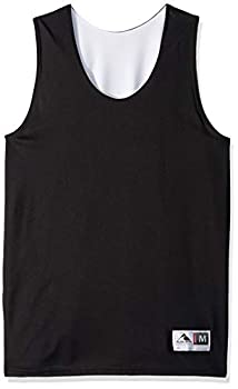 【中古】【輸入品・未使用】(X-Large%ｶﾝﾏ% Black/White) - Augusta Sportswear MEN REVERSIBLE WICKING TANK
