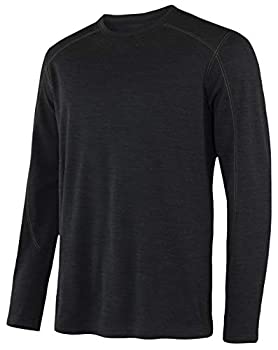 【中古】【輸入品・未使用】(Large%ｶﾝﾏ% Smoke Heather) - Terramar Men's Thermawool Climasense Crew