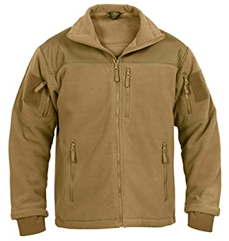 【中古】【輸入品・未使用】（ロスコ） ROTHCO スペックオプスタクティカルフリースジャケット Spec Ops Tactical Fleece Jacket 〔96670〕 (コヨーテブラウン%ｶﾝﾏ% 3XL)