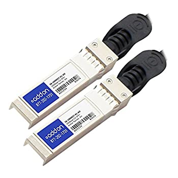 【中古】【輸入品・未使用】AddOn 3m Brocade Compatible SFP+ DAC - Direct attach cable - SFP+ to SFP+ - 10 ft - twinaxial - active