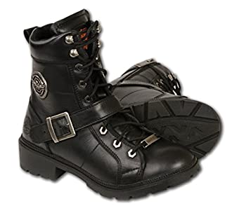 【中古】【輸入品・未使用】Milwaukee レディースブーツ レースフロントとジッパー留め (ブラック、サイズ7.5) 42,621円