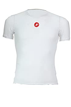 【中古】【インポート品・未当て嵌める】(Small%ｶﾝﾏ% White) - Castelli 2016/17 Pro Issue Short Sleeve Cycling Base Layer - A15537