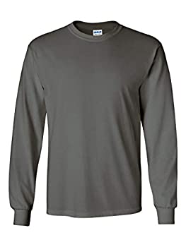 【中古】【輸入品・未使用】Gildan メンズ G240 ウルトラコットン 長袖Tシャツ US サイズ: 5X-Large カラー: ブラック
