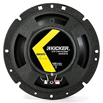 【中古】【輸入品・未使用】Kickers 43DSC6704 6.5インチ同軸サーキットブレーカブラック 39,182円