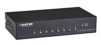 【中古】【インポート品・未当て嵌める】ブラックボックス4?K HDMI Splitter???1?x 8