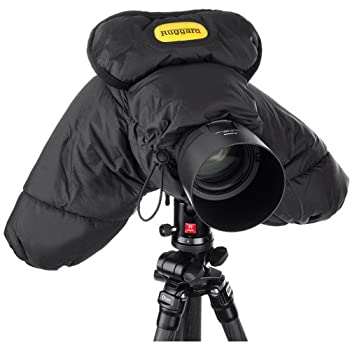 【中古】【輸入品・未使用】Ruggard DSLR Parka Cold and雨プロテクターforカメラとビデオカメラ(ブラック)