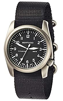 【中古】【インポート品・未当て嵌める】Bertucci A-4T エアロウォッチ One Size Black Dial/Black Band