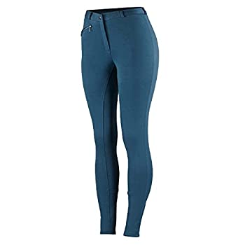【中古】【輸入品・未使用】(Peacoat Dark Blue(PDB)%ｶﾝﾏ% 46) - Horze Women's Active Silicone Grip Full Seat Riding Breeches