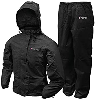 【中古】【インポート品・未当て嵌める】Frogg Toggs レディース 多役立つことレインスーツ AP13580-01XL 黒いこと