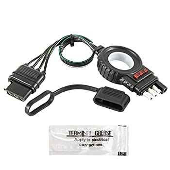 【中古】【輸入品・未使用】Hopkins 48138 Endurance 12インチ 簡単プルLEDテスト 4フラットトレーラーサイド ブラック 48148