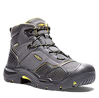 【中古】【インポート品・未当て嵌める】KEEN Utility - メンズ Logandale (スチール写真トゥー) 雨合羽細工物ブーツ US 大きさ: 12 色つや: 黒いこと