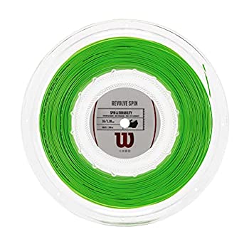 【中古】【インポート品・未当て嵌める】ウィルソン(Wilson) 2017 リボルブ 回転運動 200Ｍ渦状文 ポリエステル(17y3m)硬式庭球ガット / 1.25粍 / 緑であること