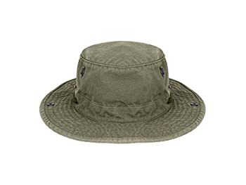 【中古】【輸入品・未使用】(7%ｶﾝﾏ% Olive) - Tilley T3 Wanderer Cotton Duck Medium Brim Hat