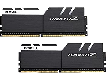 【中古】【輸入品・未使用】G.SKILL 16GB (2 x 8GB) TridentZシリーズ DDR4 PC4-30900 3866MHz メモリ デスクトップメモリ モデル F4-3866C18D-16GTZKW｜スカイマーケットプラス