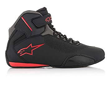 【中古】【輸入品・未使用】Alpinestars 251561813175 Sektor 通気靴 ブラック/グレー/レッド 7.5