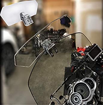 【中古】【輸入品・未使用】調節可能なクリップonフロントガラス拡張子スポイラーWind Deflector for Motorcycle|スカイマーケットプラス