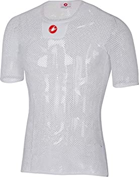【中古】【インポート品・未当てはめる】Castelli 中核グループメッシュ3半袖ベースレイヤー - メンズ白いこと、XXL