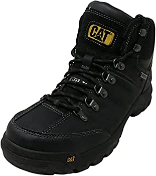 【中古】【インポート品・未当て嵌める】[CATERPILLAR] Men\u0027s Threshold Waterproof Steel Toe Industrial Boot%ｶﾝﾏ% Black%ｶﾝﾏ% 10.5 M US
