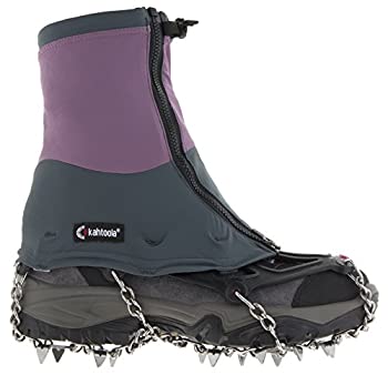 【中古】【輸入品・未使用】(Large/Extra Large%ｶﾝﾏ% Gray/Plum) - Kahtoola Connect Gaiter Mid