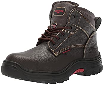 【中古】【輸入品・未使用】Skechers for Work Men's Burgin-Tarlac Industrial Boot%ｶﾝﾏ%brown embossed leather%ｶﾝﾏ%8.5 M US｜スカイマーケットプラス