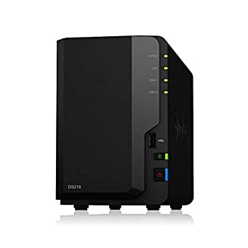 【中古】【インポート品・未当て嵌める】Synology NAS一揃いの道具 2ベイ DS218 クアッドコア中央処理装置 2GB記憶装置積み上げる ミドルライトユーザー向け 国内定め事代わりになる店品 電話を掛ける受け支える相応う品 DiskStation