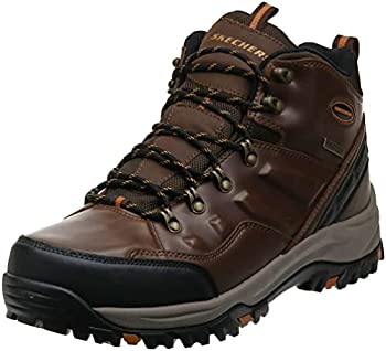 【中古】【インポート品・未当て嵌める】[スケッチャーズ] Relment Traven Mens Waterproof Leather Boots-Brown-31