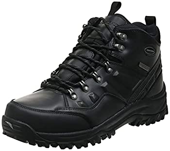 【中古】【インポート品・未当て嵌める】[スケッチャーズ] Relment Traven Mens Waterproof Leather Boots-Black-28 その他-靴