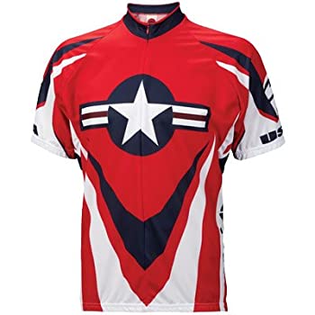 【中古】【インポート品・未当て嵌める】World Jerseys WRLDJRY、USA ライドフリー 2XL メンズ
