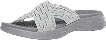 【中古】【インポート品・未当て嵌める】Skechers レディース Go Run 600-Sunrise 横すべりサンダル US 大きさ: 11 色つや: 薄墨色