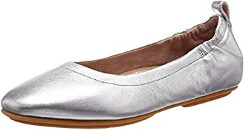 【中古】【インポート品・未当てはめる】FitFlop レディース アレグロ メタリック 女性バレエダンサー バレー 坦々たる%ｶﾝﾏ% しろがね色%ｶﾝﾏ% 24