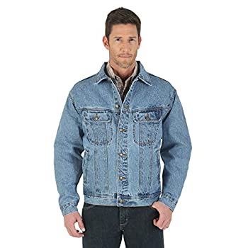 【中古】【輸入品・未使用】Wrangler メンズ ラギッドウェア 裏地なしデニムジャケット US サイズ: Large カラー: ブルー
