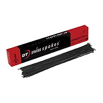 【中古】【インポート品・未当て嵌める】DT SWISS(DTスイス連邦) 2.0/1.8 手合わせ(BK)輻 (72本) 黒いこと 256粍 スポーツ・アウトドア-自転車・サイクリング-自転車用パーツ