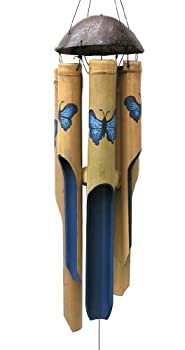 【中古】【輸入品・未使用】Cohasset Imports Blue Butterfly Lrg. Wind Chime
