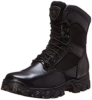 【中古】【インポート品・未当て嵌める】Rocky FQ0002165 8%ﾀﾞﾌﾞﾙｸｫｰﾃ% Alpha Blk WP EXTRA WIDE 9.5 Duty Boots その他-靴