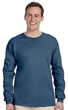 【中古】【輸入品・未使用】Gildan 2400 - ウルトラコットン長袖Tシャツ US サイズ: 4X-Large カラー: ブルー